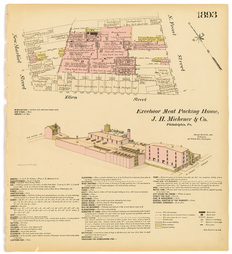 Excelsior Meat Packing House, J.H. Michener & Co., Hexamer General Surveys, Volume 20