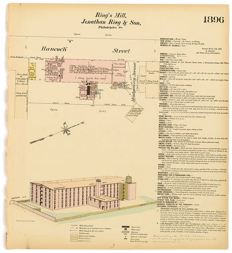 Ring's Mill, Jonathan Ring's Sons; Ring's Mill, Jonathan Ring's Sons, Hexamer General Surveys, Volume 20