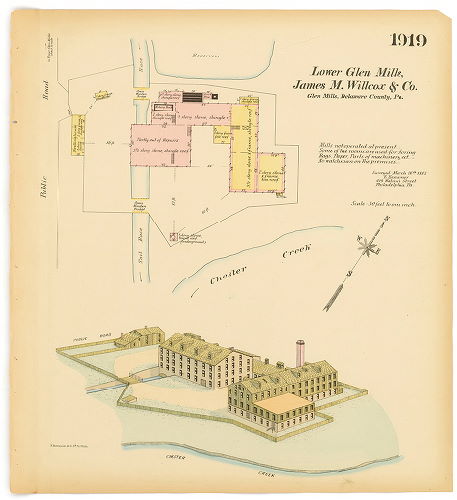 Lower Glen Mills, James M. Wilcox & Co., Hexamer General Surveys, Volume 20
