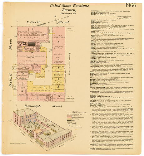 United States Furniture Factory, Hexamer General Surveys, Volume 21