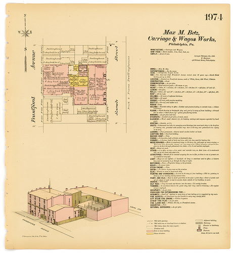 Max M. Betz Carriage and Wagon Works, Hexamer General Surveys, Volume 21