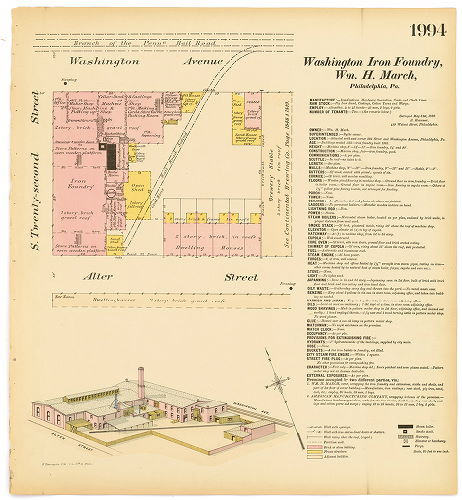 Washington Iron Foundry, Hexamer General Surveys, Volume 21