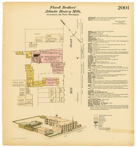 Flavell Brothers' Atlantic Hosiery Mills, Hexamer General Surveys, Volume 21