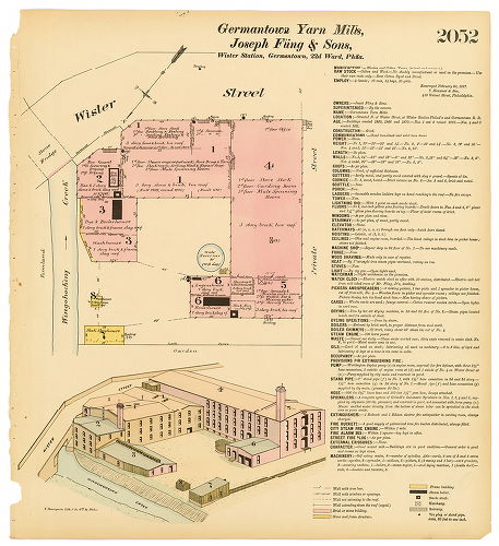 Germantown Yarn Mills, Joseph Fling & Sons, Hexamer General Surveys, Volume 21