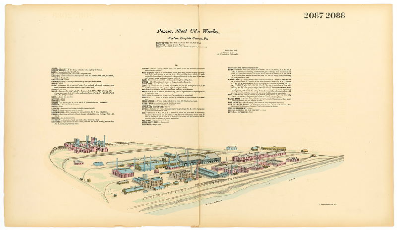 Pennsylvania Steel Co.'s Works, Hexamer General Surveys, Volume 22
