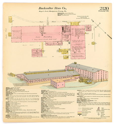 Buckwalter Stove Co., Continental Stove and Hollow Ware Works, Hexamer General Surveys, Volume 22