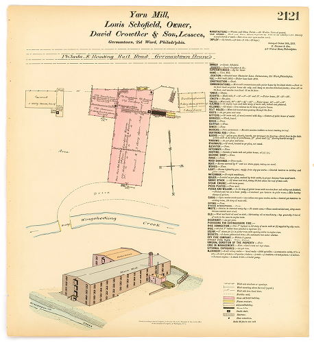 Louis Schofield. Yarn Mill. , Hexamer General Surveys, Volume 22