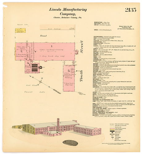 Lincoln Manufacturing Co.'s Mills, Hexamer General Surveys, Volume 22