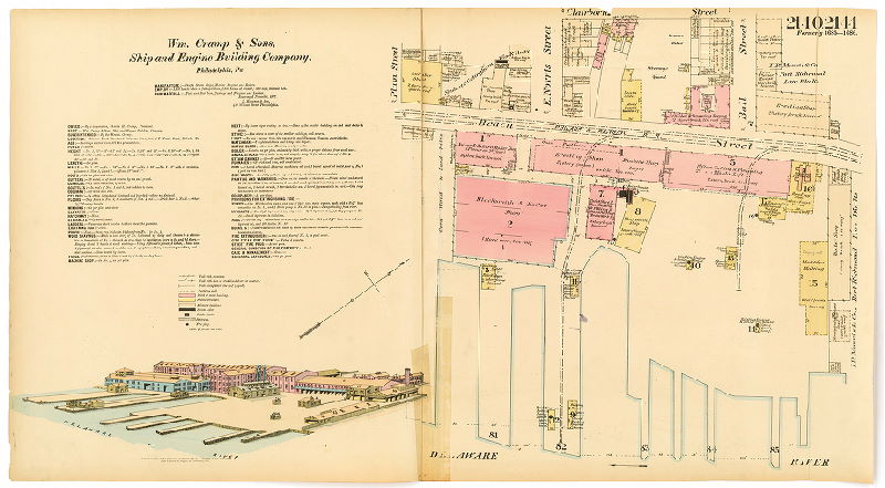 W. Cramp & Sons' Ship and Engine Building Co., Hexamer General Surveys, Volume 22