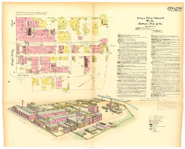 Gray's Ferry Chemical Works, Harrison Brothers and Co., Hexamer General Surveys, Volume 23