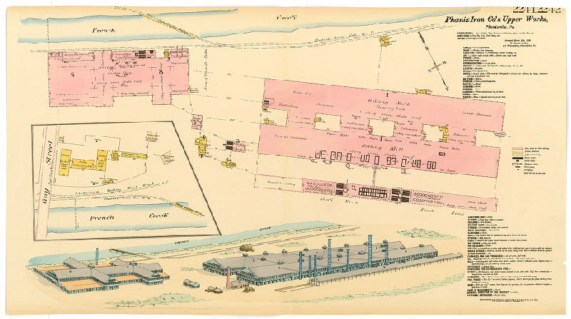 Phoenix Iron Co., Upper Works, Hexamer General Surveys, Volume 23