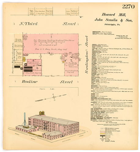 Howard Mill. John Scanlin and Son., Hexamer General Surveys, Volume 24
