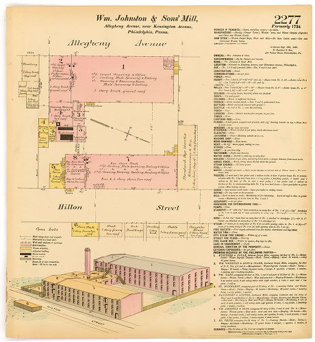 Wm. Johnston & Sons' Mill, Hexamer General Surveys, Volume 24