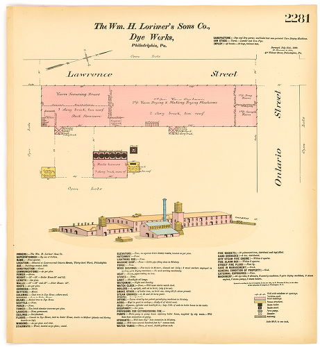 Wm. H. Lorimer's Sons Dye Works, Hexamer General Surveys, Volume 24