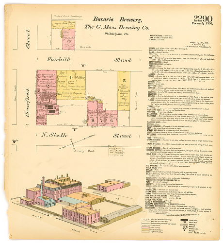 Bavaria Brewery. G. Manz Brewing Co., Hexamer General Surveys, Volume 24