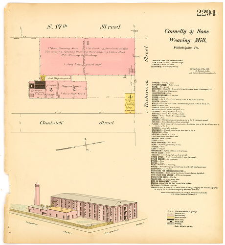 Connelly & Sons Weaving Mill, Hexamer General Surveys, Volume 24