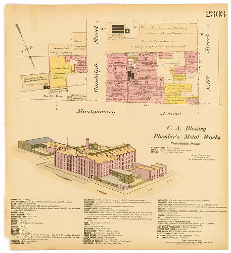 C.A. Blessing, Plumber's Metal Works, Hexamer General Surveys, Volume 24