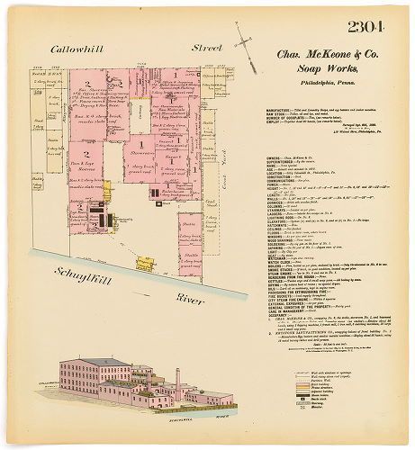 Chas. McKeone & Co., Soap Works, Hexamer General Surveys, Volume 24