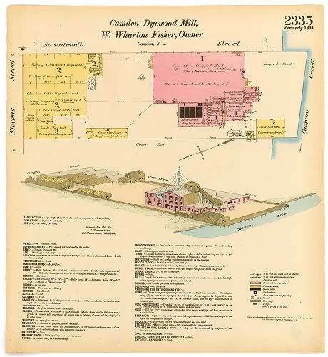 Camden Dyewood Mill, Hexamer General Surveys, Volume 24