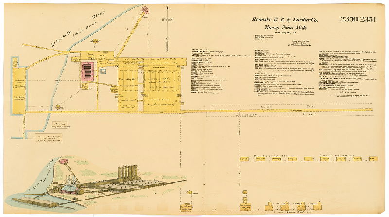 Roanoke R.R. & Lumber Co. , Hexamer General Surveys, Volume 24