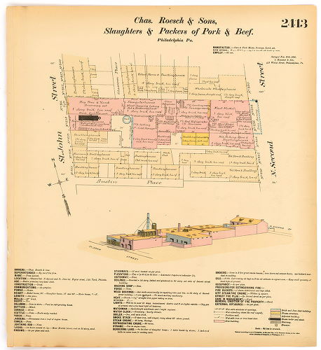 Charles Roesch & Sons Meat Packing & Slaughter Houses, Hexamer General Surveys, Volume 25