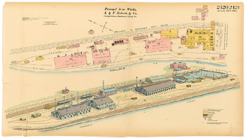 Pencoyd Iron Works, A. & P. Roberts, Hexamer General Surveys, Volume 25