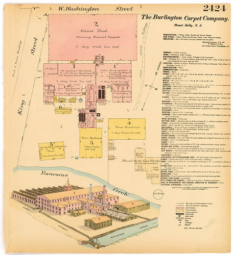 Burlington Carpet Co. , Hexamer General Surveys, Volume 25
