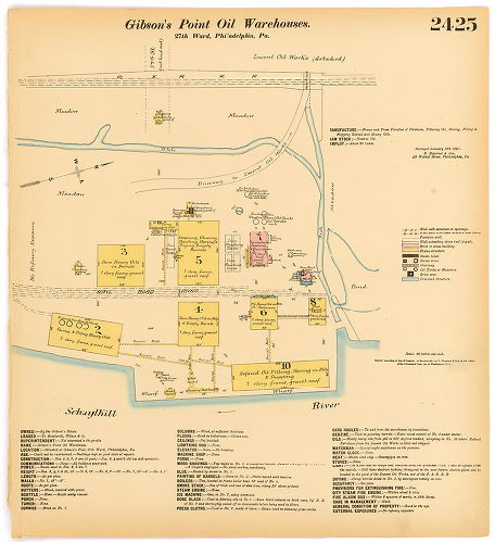Gibson's Point Oil Warehouse, Hexamer General Surveys, Volume 25