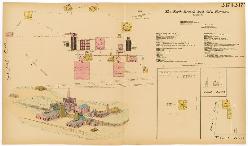 North Branch Steel Co.s Furnaces, Hexamer General Surveys, Volume 26