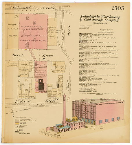 Philadelphia Warehousing and Cold Storage Co., Hexamer General Surveys, Volume 26