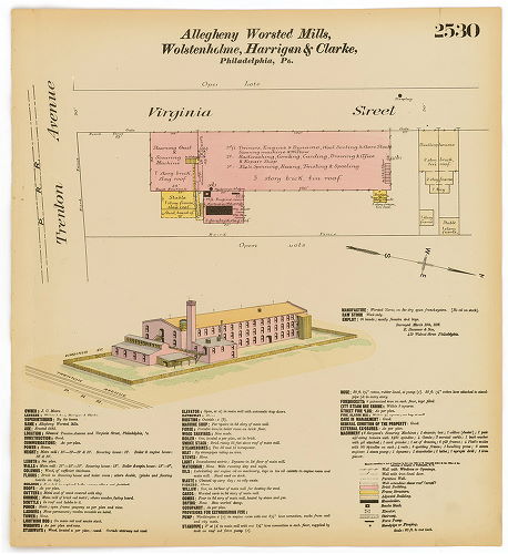 Allegheny Worsted Mills, Hexamer General Surveys, Volume 26