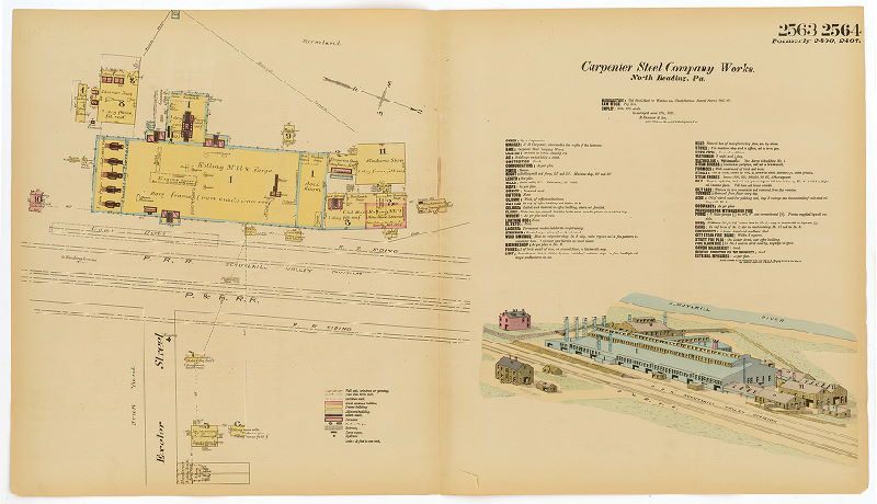 Carpenter Steel Co. Works, Hexamer General Surveys, Volume 27