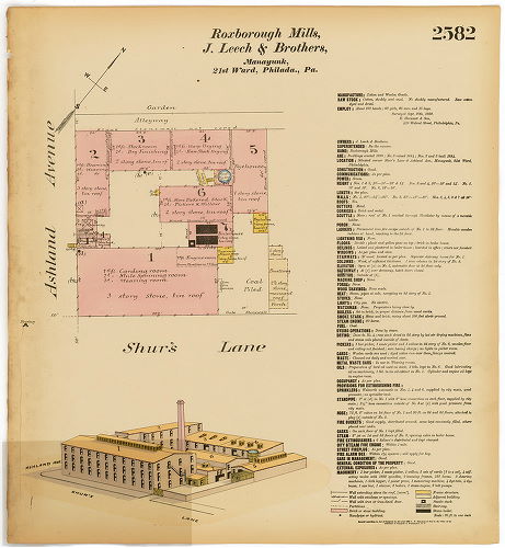 Roxborough Mills, Hexamer General Surveys, Volume 27