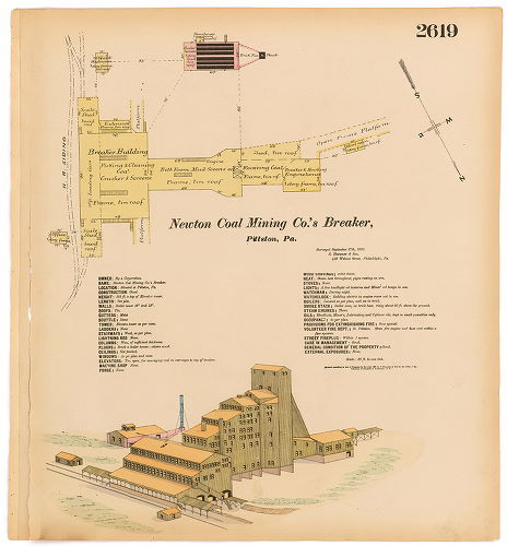 Newton Coal Mining Co.'s Breaker, Hexamer General Surveys, Volume 27