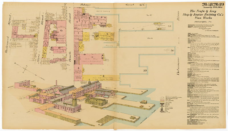 Neafie & Levy Ship & Engine Building Co.'s Penn Works, Hexamer General Surveys, Volume 27