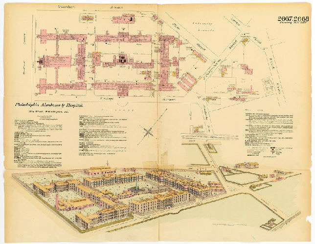Philadelphia Alms House & Hospital, Hexamer General Surveys, Volume 28