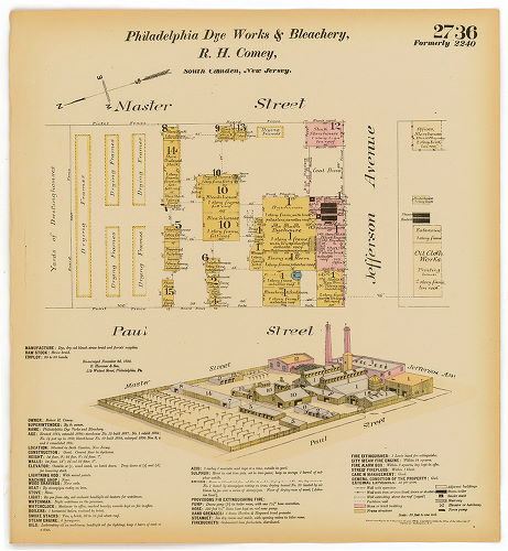 Philadelphia Dye Works and Bleachery, Hexamer General Surveys, Volume 28