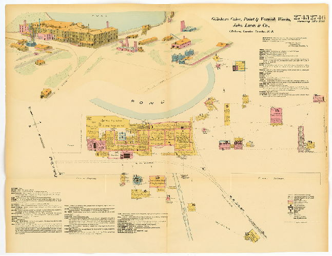 Gibsboro [Gibbsboro] Color, Paint & Varnish Works, Hexamer General Surveys, Volume 28