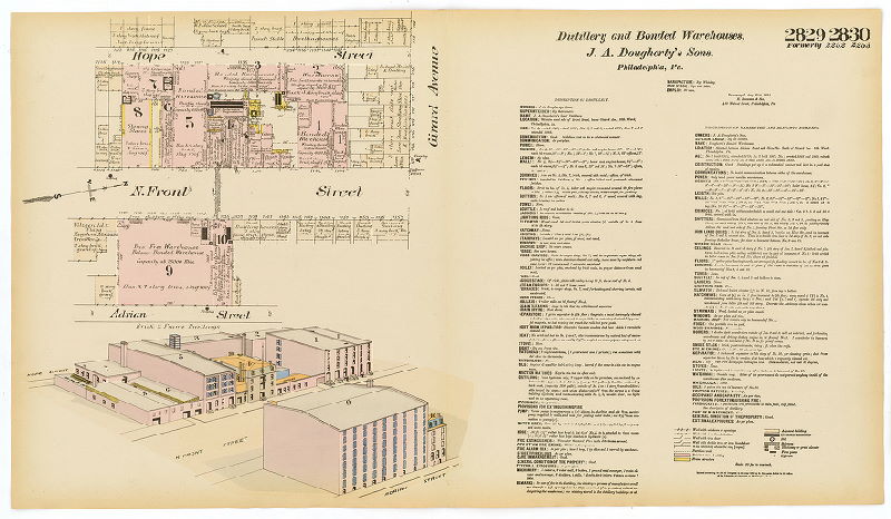 J. A. Dougherty's Son's Distillery and Bonded Warehouses, Hexamer General Surveys, Volume 29