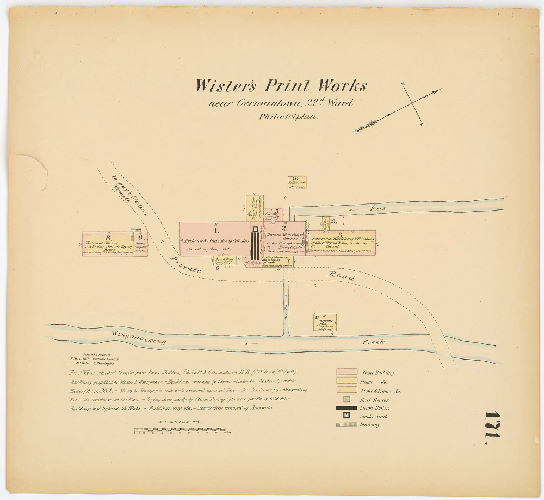 Wister's Print Works, Hexamer General Surveys, Volume 3
