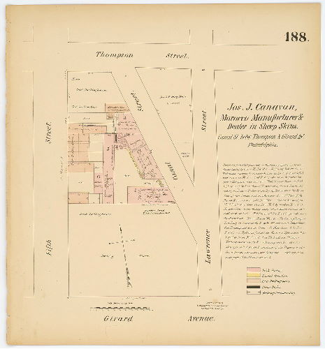 Jos. J. Canavan, Morocco Manufacturer & Dealer in Sheep Skins, Hexamer General Surveys, Volume 3