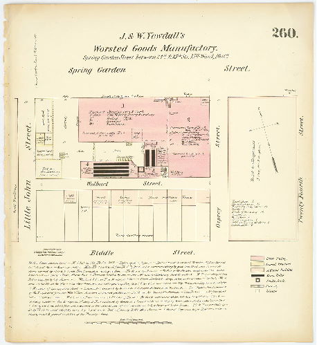 J.& W. Yewdall's Worsted Goods Manufactory, Hexamer General Surveys, Volume 3