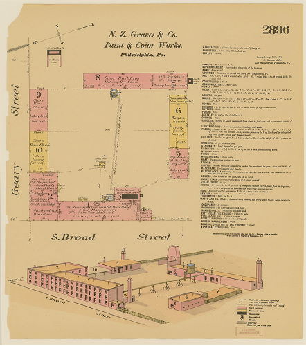 N. Z. Graves & Co. Paint & Color Works, Hexamer General Surveys, Volume 30