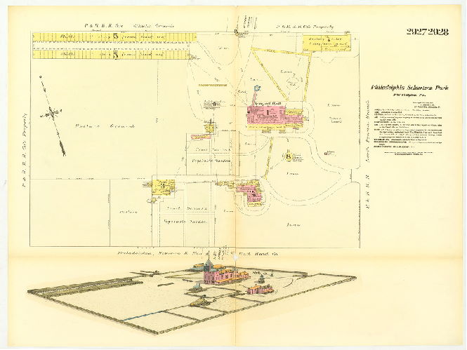 Philadelphia Schuetzen Park, Hexamer General Surveys, Volume 30