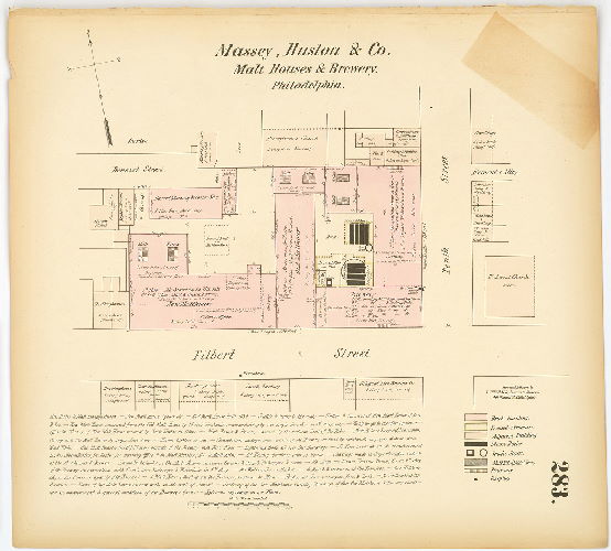 Massey, Huston & Co. Malt Houses & Brewery, Hexamer General Surveys, Volume 4