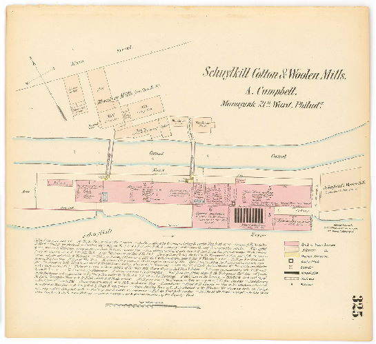 Schuylkill Cotton & Woollen Mills, Hexamer General Surveys, Volume 4