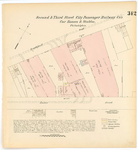 Second & 03rd Street City Passenger Railway Co.'s Car Houses & Stables, Hexamer General Surveys, Volume 4