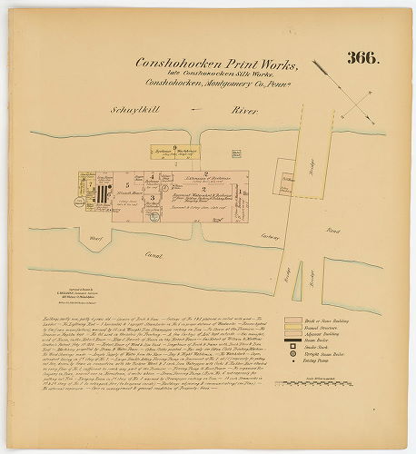 Conshohocken Print Works, Hexamer General Surveys, Volume 5