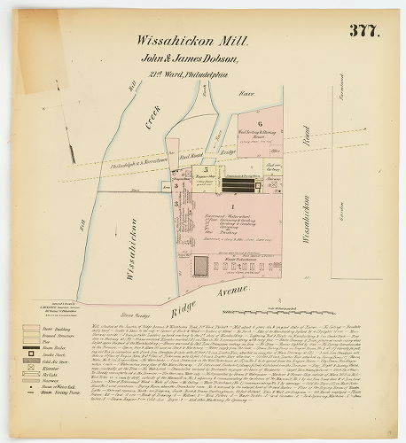 Wissahickon Mill, Hexamer General Surveys, Volume 5
