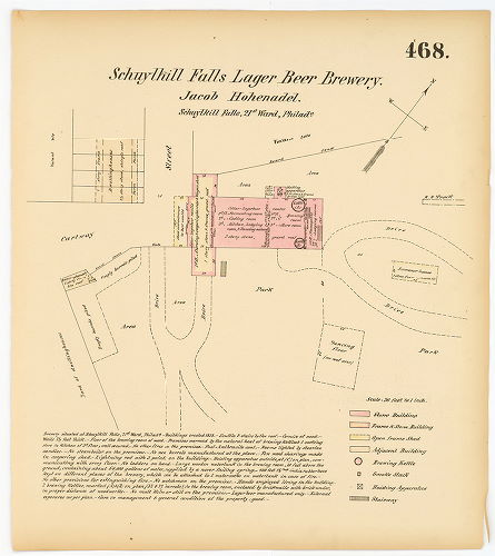 Schuylkill Falls Lager Beer Brewery, Hexamer General Surveys, Volume 6